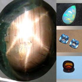 MaxSold Auction: This online auction features loose gemstones such as citrines, opals, tanzanites, sapphires, tourmalines, rubies, aquamarines, garnets, spinels, kunzite, moonstone, and much more!