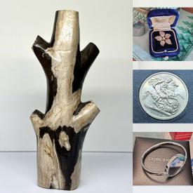 MaxSold Auction: This online auction features art glass, silver, gold & costume jewelry, antique plates, antique cameo, jade pendant, vintage snuff bottle, vaseline bowl, perfume bottle, coins, Jaroslav Zetek paintings, decanter set, vintage silk ties, vintage postcards, and more!