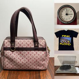 MaxSold Auction: This online auction features power & hand tools, silver jewelry, pet products, Legos, golf clubs, antique sealers, men’s clothing & footwear, dehumidifier, art glass, antique wool winder, home electronics, watches, wine fridge, designer bag, chandelier, and more!