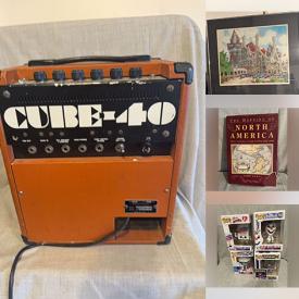 MaxSold Auction: This online auction features brass wall plates, Funko Pop!, comics, cameras & lenses, miniature figurines, papyrus artwork, Egyptian figurines, Elvis collectibles, Star Wars collectibles, sports trading cards, Pokemon collectibles, art glass, guitar amp, and more!