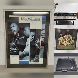 MaxSold Auction: This online auction features Chinese shell art, tea pots, suede leather art bowl, Depression glass, vintage Pyrex, decorative plates, sports trading cards, power tool, vinyl records, Guy Coheleach lithograph, CFL helmet radio, turntables, and more!