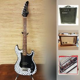 MaxSold Auction: This online auction features ELECTRONICS: Amplifiers; speakers; cassette players; receivers; vintage radio's; gaming. Guitars. COLLECTIBLE: 33 rpm LP's; CD's and much more!