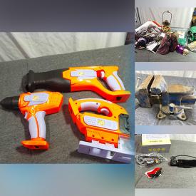 MaxSold Auction: This online auction features Halloween masks, costumes, & decorations, NIB fantasy books, games, action figure kit, children’s books, toys, tent, puzzles, hand tools, comics, wine-making kit, craft supplies, and more!