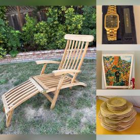 MaxSold Auction: This online auction features art glass, watches, cabbageware, antique perfume bottles, Roseville pottery, vintage cloisonne, costume jewelry, teacup/saucer sets, thimble collection, vintage sad irons, horse brass, sewing machines, soapstone sculptures, vintage Mexican Folk Art, CDs, teacup/saucer sets, art pottery, decorative plates, vinyl records, patio furniture, DVDs, printers, men’s clothing, & footwear, nutcracker collection, garden art, metal shelving, and much, much, more!!!