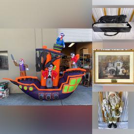 MaxSold Auction: This online auction features Halloween inflatables & costume, groover sled, children’s books, Fiestaware,  power tools, aluminum hard cases, craft stamps, framed Batik wall art, A. Delgado print, decorative fans, vintage Levis, and more!