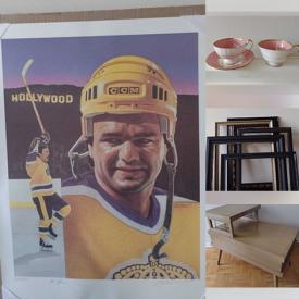 MaxSold Auction: This online auction features teacup/saucer sets, vintage cast iron toy, soapstone sculpture, gemstone jewelry, sports trading cards, leather boots, art pottery, vinyl records, collector plates, and more!