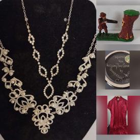 MaxSold Auction: This online auction features wood carvings, coins, art pottery, art books, decanter set, area rug, yarn, art glass, vinyl records, graphic t-shirts, punjabi kurta, planter, The Royals collectibles, toys, women’s clothing, cast iron banks, wet suit, craft supplies, Hudson Bay collectibles, vintage books, and more!