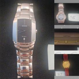 MaxSold Auction: This online auction features men’s, women’s, & kids’ pocket & wrist watches.