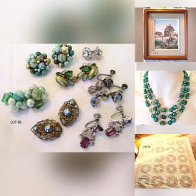 MaxSold Auction: This online auction features vintage jewellery, antique furniture, handmade quilts, framed artwork, needlepoint, outdoor decor, candle holders, records, and much, much, more!!!!!