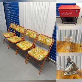 MaxSold Auction: This online auction features soaking tub barrel, Chinese porcelain figurines, NAO figurines, art pottery, small kitchen appliances, decorative pillows, Chinese novels, vintage hanging light, vintage beer cooler, bar stools, and more!