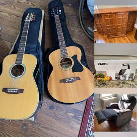 MaxSold Auction: This online auction features Halloween costumes, area rugs, fireplace space heater, CDs, toys, games, puzzles, Djembe, portable & window AC units, baby & toddler gear, canning supplies, small kitchen appliances, children’s books, office supplies, printer, fitness gear, hand tools, massage chair, men’s & women’s clothing, costume jewelry, lawnmower, garden tools, standing desk, bike & accessories, video game console & games, drone, toys, guitars, camping gear, art supplies, and much more!