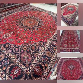 MaxSold Auction: This online auction features Persian rugs & runners, including Mashhad, Tabriz, Kashan, Hammadan, Kilim, Turkman, and more!
