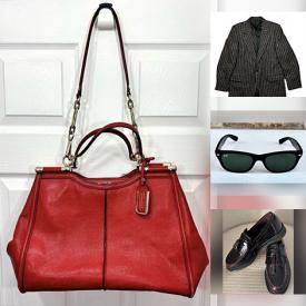 MaxSold Auction: This online auction features designer handbags & eye wear, men’s clothing & footwear, outerwear, women’s clothing & footwear, and more!
