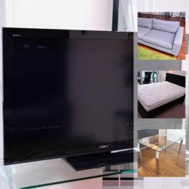 MaxSold Auction: This online auction features Sony 46" Bravia, kitchen appliances, lamps, furniture, household appliances, kitchen supplies, dishes, kitchenware, artwork and much more!