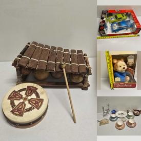 MaxSold Auction: This online auction features educational toys, gaming accessories, electronics, board games, sewing machines, art supplies, travel gear, clothing, artwork, kitchen appliances, and much, much, more!!!!