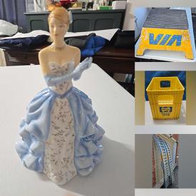 MaxSold Auction: This online auction features Royal Doulton figurines, head vase, die-cast collectibles, sports collectibles, Funko Pop, glass/wood table, power tool, grill, TV, coins, Star Wars collectibles, Pendelfin figurine, sports trading cards, mini-key refrigerator, pet products, vintage bottles, and more!\n