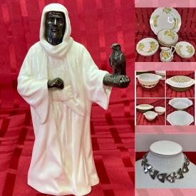 MaxSold Auction: This online auction features vintage Seetusee, costume jewelry, collector plates, decorative plates, vinyl records, perfume bottles, Pokémon collectibles, DVDs, games, vintage porcelain dolls, hand tools, men’s & women’s clothing & footwear, craft supplies, thimbles, vintage Pyrex, Blue Mountain pottery, bossons heads, espresso cups/saucers, games, and more!