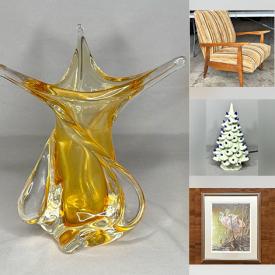 MaxSold Auction: This online auction features vintage Art Nouveau mirror, jersey, art glass, Tom Thomson, cookie jar, vintage apothecary jars, espresso/saucer sets, Funko Pops, vinyl records, decanter, Jim Shore figure, vintage Redware pottery, Benjamin Chee Chee prints, decorative teapot, vintage W. German pottery, Hull pottery, toys, sports trading cards, sleeper sofa, and more!