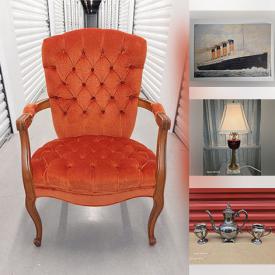 MaxSold Auction: This online auction features antique brass lanterns, vintage paintings, antique trumpet, antique copper tea pot, vintage oil lamps, vintage copper pans, milk glass, ukulele, brass candlesticks, art glass, vintage chandelier prisms, and more!