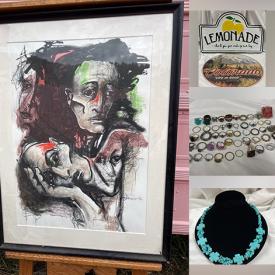 MaxSold Auction: This online auction features Magic The Gathering cards, gold, silver, & costume jewelry, watches, clothing, Pez collection, Legos, Skylander collectibles, vintage toys, metal signs, DVDs, bar sign, vinyl records, band t-shirts, Coca-Cola clock, and more!