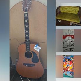 MaxSold Auction: This online auction features wall maps, dining table, Disney collectibles, theatre posters, perfume bottles, CDs, antique secretary desk, men’s & women’s footwear, Jasperware, reed organ, art supplies, quilts, mini fridges, vintage children’s book, costume jewelry,  vinyl records, Madame Alexander dolls, guitar, and more!