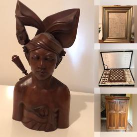 MaxSold Auction: This online auction features humidifier, home electronics, cameras & accessories, laptop, Carlton Ware, wooden plate collection, small kitchen appliances, wood sculptures, decorative plates, men’s clothing & footwear,  vinyl records, DVDs, CDs, art books, TV, Toby mug, Mexican folk art, steins, decanter, costume jewellery, coins, SW Taylor lithograph, mirrors, antique cruet set,and more!