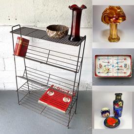 MaxSold Auction: This online auction features S&P shakers, vintage Noritake, vintage Lustreware, art glass, steins, Blue Mountain pottery, antique Medalta jugs, Bunnykins, vintage bottles & tins, Jasperware, vintage toys, Carnival glass, vintage Pyrex, milk glass, vinyl records, vintage moustache mug collection, vintage table top games, and more!