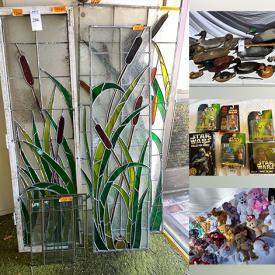 MaxSold Auction: This online auction features garden tools, Big Green Egg, antique wood icebox, small kitchen appliances, area rug, leather furniture, barstool, barrister bookcase, floor vase, stained glass panel, garden art, parlor chairs, art glass, Zaya prints, Indigenous artworks, power & hand tools, and more!