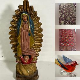 MaxSold Auction: This online auction features Persian rugs & runners, Haida print, vintage duck decoys, stained glass lamp, stone carvings, blue/white collectibles, Limoges, Japanese Ryukyu, art glass, decorative plates, and more!