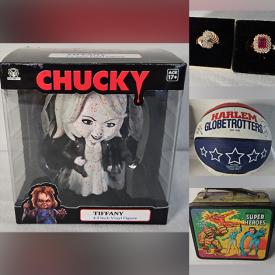 MaxSold Auction: This online auction features Hallmark ornaments, Hummel, silver & costume jewelry,  comics, new die-cast vehicles, vintage jadeite, men’s & women’s clothing & footwear, insulators, sports collectibles, costume jewelry, CDs, vinyl records, art glass, metal lunchbox, toys, children’s books, craft kits, video games, Coppercraft, Squishmallows, watches, Star Wars collectibles, sports trading cards, steins, and more!