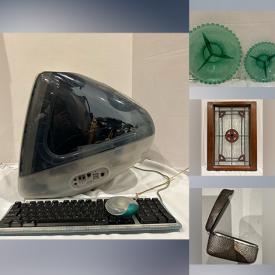 MaxSold Auction: This online auction features DVDs, Blue Rays, new craft kits, toys, tin toys, decorative plates, transferware, sports collectibles, Star Wars collectibles, NIP Hot Wheels, vintage marbles, vintage milk glass, fabrics, antique inkwells, small kitchen appliances, leaded stained glass window, Legos, area rug, art supplies, hockey gear, sports equipment, garden tools, men’s footwear, vintage windows, canning jars, printer, pet products, crocks, exercise equipment, pressure washer, bikes, drafting table, and more!