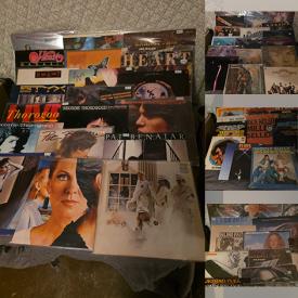 MaxSold Auction: This online auction features vinyl records, including Elvis, girl groups, Rock artists, Ritchie Valens, Meatloaf, Bob Dylan, Roy Orbison, Soul artists, and picture sleeves, holding cases, and more!