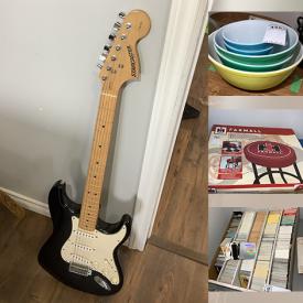 MaxSold Auction: This online auction features power & hand tools, bar taps, vintage bottles, automotive collectibles, insulators, antique irons, NIP die cast vehicles, video game console & games, Coca-Cola collectibles, watches, military collectibles, outerwear, vintage magazines, guitar, DVDs, dash cam, men’s footwear, games, vinyl records, vintage toys, NIB panel dolly, oil lamps, electric fireplace, sports trading cards, NASCAR collectibles, tin signs, collector plates, small kitchen appliances, vintage Pyrex, Carnival glass, tiller, exercise equipment, cedar chest, pet products, and more!