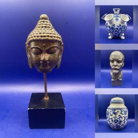 MaxSold Auction: This online auction features art glass, nesting dolls, Portmeirion, Royal Worcester figurine, teacup/saucer sets, silver jewelry, Capodimonte figurine, planter, Carlton Ware, ink wells, enamel spoons, and more!