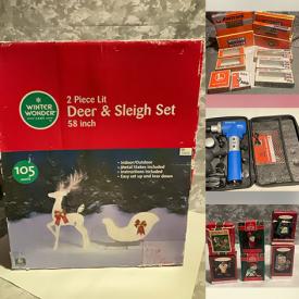 MaxSold Auction: This online auction features fitness gear, DVDs, vintage tins, vinyl records, games, Hummels, collector plates, humidifier, empty train boxes, Keepsake ornaments, lighthouse figurines, Christmas village buildings, home health aids, and much more!