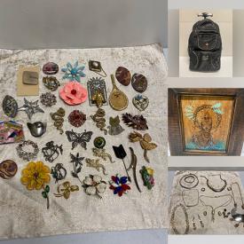 MaxSold Auction: This online auction features costume jewelry, NIB trike, toddler toys, small kitchen appliances, games, educational toys, DVDs, CD, video games, Doumbek  drum, CDs, men’s clothing, vintage tins, Bill Reid print, and more