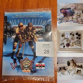 MaxSold Auction: This auction features Craft Tools, Jewelry, Books, Collectible Figurines, Sports Cards, Pins/Buttons, Dinnerware, Wade Figurines, Tricycle, Art Prints, Hand Mixers  and much much more!