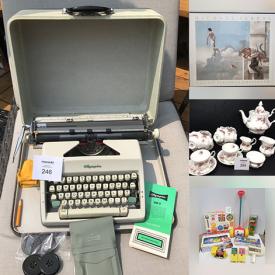 MaxSold Auction: This online auction features Digimon cards, vintage baby dolls, Bunnykins, Disney collectibles, Art Deco lamps, vintage sewing machine, skateboard, outerwear, Pokémon collectibles, sports collectibles, Portmerion, games, vintage Pendelfin figurines, women’s clothing & footwear, coins, games, vintage toys, pet products, yarn, Yu-Gi-Oh cards, puzzles, video game console & games, perfume bottles, pewter ornaments, costume jewelry, and more!