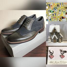 MaxSold Auction: This online auction features new items including men’s & women’s clothing & footwear, puzzles, yarn, party supplies, hardware, Pokémon cards, candles, toys, pet products, baby & toddler clothing, watches, slippers, costume jewelry, art supplies, beauty products, Funko Pops, stacking dolls, jewelry making supplies, craft supplies, and planters, Christmas ornaments, comics, challenge coins, children’s books, printer, vintage Pyrex, DVDs, bowling pins, vintage bottles, and more!