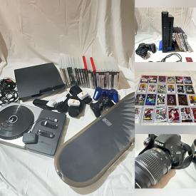 MaxSold Auction: This online auction features Robert Woods print, Jr. golf clubs, sports trading cards, drone, pet products, video game consoles & games, cameras & lenses, small kitchen appliances, DVDs, Blu-rays, vintage toys, and more!