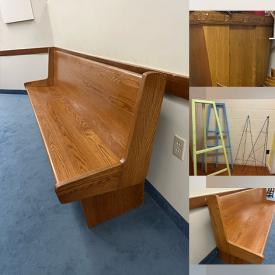 MaxSold Auction: This online auction features solid wood pews, communion table, bookcases, barbecues, and more!!!