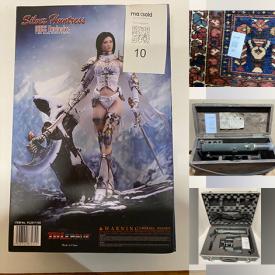 MaxSold Auction: This online auction features telescope, pop culture action figures, anime statues, air purifiers, beauty appliances, NIB vanity lights, AJ Casson lithographs, perfume bottles, decorative plate, women’s footwear, pet products, binoculars, area rugs, enhanced vision magnifier, antique kerosene heater, antique level, fishing gear, microscopes, vintage electrical testers, new steel car jacks, and more!