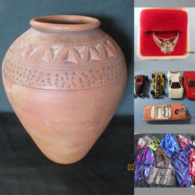 MaxSold Auction: This online auction features jewellery, collectible currency, silver-plate, stamps, linens, vintage toys, silk scarves, serve ware, crafting supplies, home decor, and much, much, more!!!