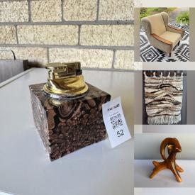 MaxSold Auction: This online auction features pendant lamp, milk glass, vintage Pyrex, wood trains, vintage Beswick, Majolica figurine, soapstone carving, Nao figurine, antique secretary desk, vintage ashtrays, wood collectibles, Hornsea lot, smoking pipes, art glass, Le Creuset, table screen, Lennox, and more!