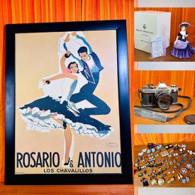 MaxSold Auction: This online auction features West German pottery, humidor, vintage Quebec carved lamp, Dept 56 Christmas figure, comics, gold & costume jewelry, area rug, coins,  bottle stopper collection, decorative plates, art glass, antique books, power & hand tools, video games, Swarovski jewelry, wood carvings, garden art, vinyl records, DVDs, Royal Doulton figurines, Pokémon cards, Yu-Gi-Oh cards, cameras & accessories, and more!