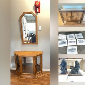 MaxSold Auction: This online auction features bedroom furniture, mobility aids, ukulele, bar stools, loveseat bed, bookcases, curio cabinet, computer desk, Calgary architectural prints, hand tools, power tools, and more!