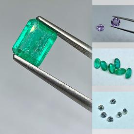 MaxSold Auction: This online auction features loose gemstones, including citrines, tourmalines, sapphires,  emeralds, amethysts, rubies, diamonds, opals, and more!