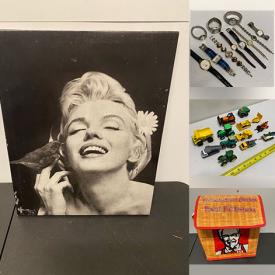 MaxSold Auction: This online auction features jewellery, vintage signs, toys, artwork, games, books, storage, tools, clothing, small appliances, and much much more!!!!!