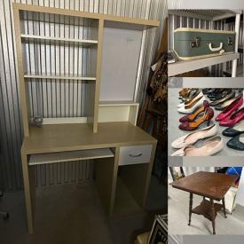 MaxSold Auction: This online auction features clothing, jewellery, luggage, furniture, linens, storage, and much, much, more!!!