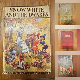 MaxSold Auction: This online auction features antique & vintage books, vintage pamphlets, Boy & Girl Scout collectibles, and more!